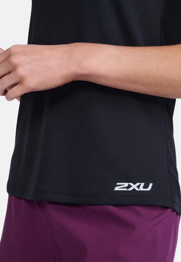 2XU 2XU Aero Singlet Funktionsshirt Damen - black-silver reflective - 3 | SportScheck