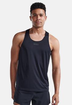 Rückansicht von 2XU Light Speed Tech Singlet Funktionsshirt Herren black-black reflective
