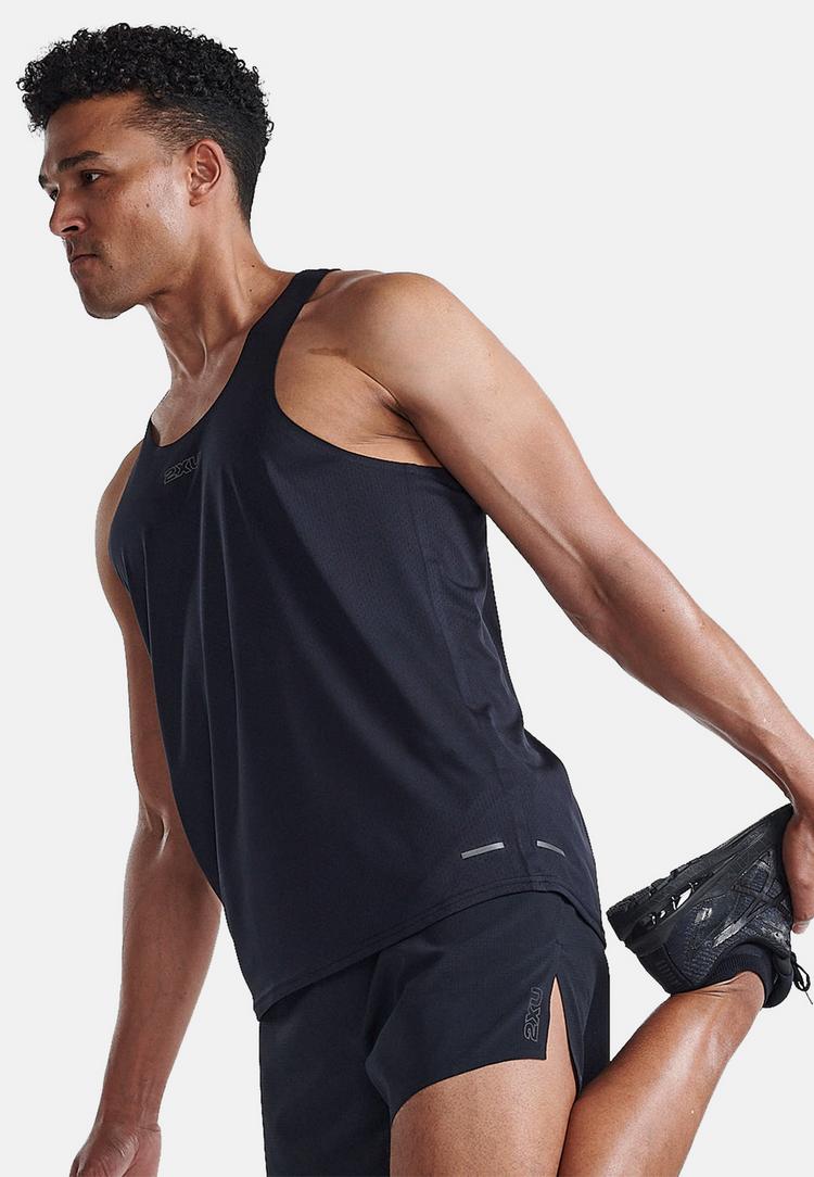 2XU 2XU Light Speed Tech Singlet Funktionsshirt Herren - black-black reflective - 6 | SportScheck