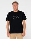 RUSTY SHADOW R SHORT SLEEVE TEE T-Shirt Herren - Black