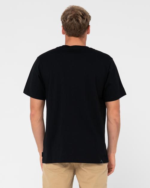 Rückansicht von RUSTY SHADOW R SHORT SLEEVE TEE T-Shirt Herren Black