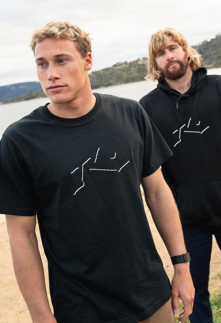 RUSTY RUSTY SHADOW R SHORT SLEEVE TEE T-Shirt Herren - Black - 5 | SportScheck