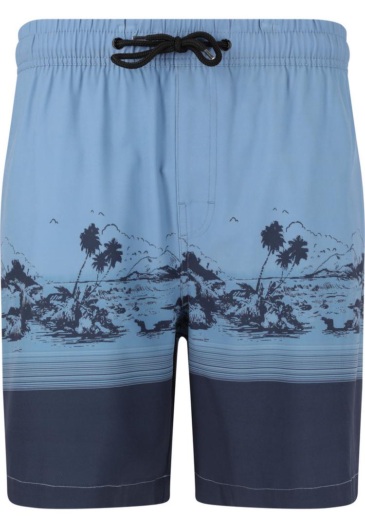 Cruz Cruz Hector Badehose Herren - Print 3612 Blue Wave - 0 | SportScheck