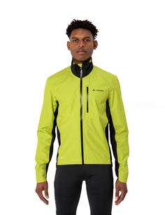 Rückansicht von VAUDE Men's Kuro Rain Jacket Outdoorjacke Herren bright green