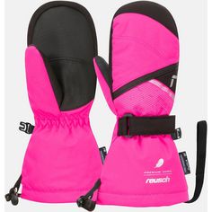 Rückansicht von Reusch Kaden Down R-TEX® XT Mitten Skihandschuhe Kinder 3350 pink glo