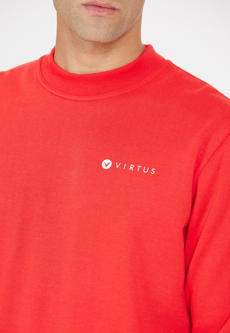 Virtus Virtus Dereck Sweatshirt Herren - 4148 Tomato - 1 | SportScheck