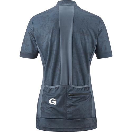 Rückansicht von Gonso Presolana Fahrradtrikot Damen Rauchblau3494