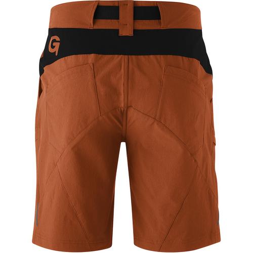 Rückansicht von Gonso Arico Fahrradshorts Herren Orange501