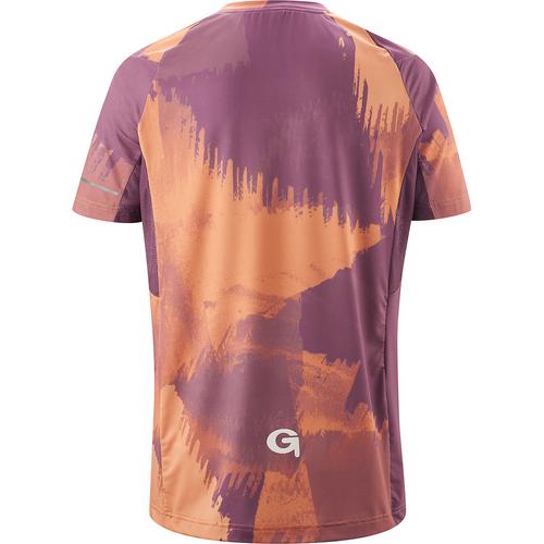 Rückansicht von Gonso Venina Langarmshirt Damen Orange5033