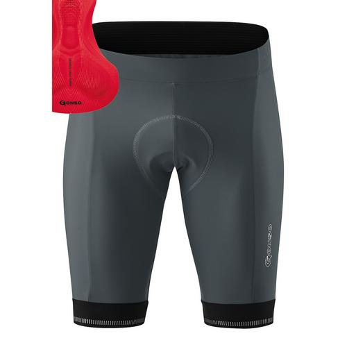 Rückansicht von Gonso Sitivo Fahrradshorts Herren Rauchblau3494