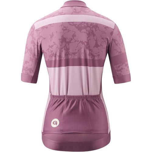 Rückansicht von Gonso Sassina Fahrradtrikot Damen Lila466