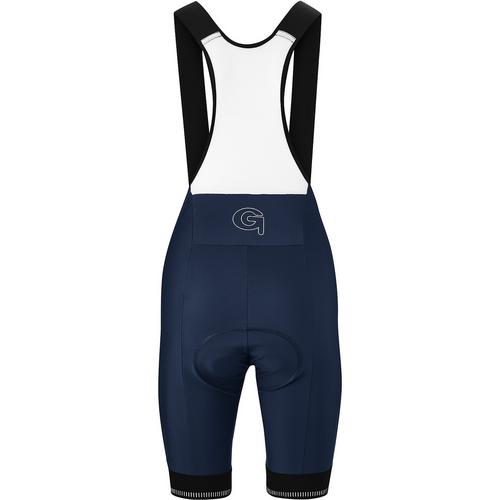 Rückansicht von Gonso Sitivio BIB Fahrradshorts Damen Blau3018