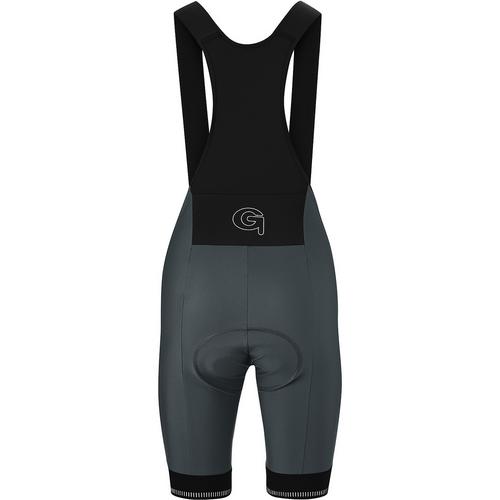 Rückansicht von Gonso Sitivio BIB Fahrradshorts Damen Rauchblau3494