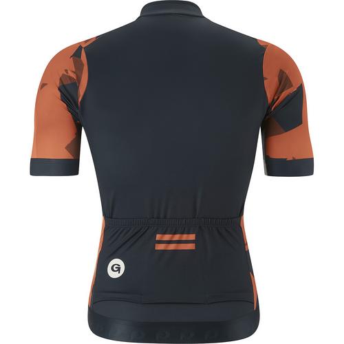 Rückansicht von Gonso Tresero Fahrradtrikot Herren Orange501