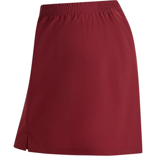 Rückansicht von Maier Sports Rain Skirt Outdoorrock Damen Rot4541