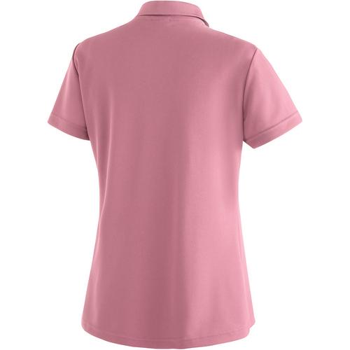 Rückansicht von Maier Sports Ulrike Poloshirt Damen Pink