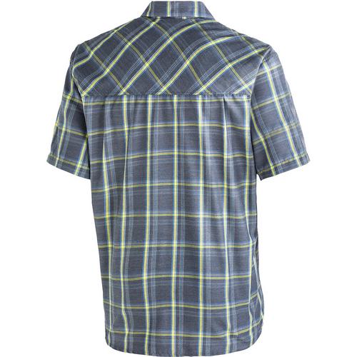 Rückansicht von Maier Sports MAURO Outdoorhemd Herren Blau3084