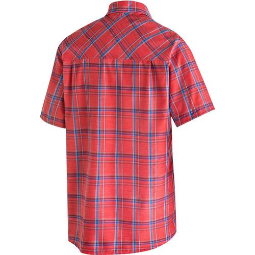 Rückansicht von Maier Sports MAURO Outdoorhemd Herren Rot4531