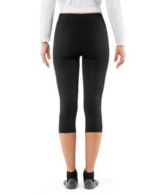 Rückansicht von Falke 3/4 Tights Thermounterhose Damen black (3000)