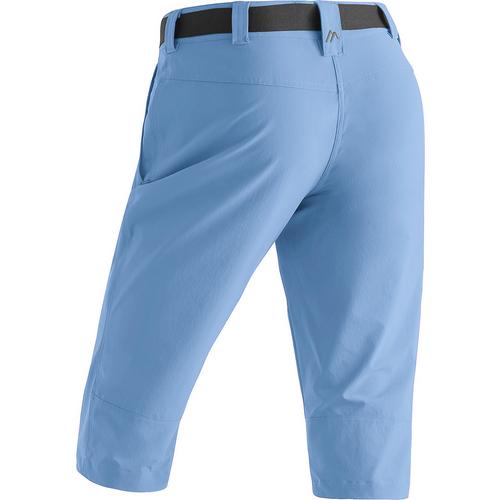 Rückansicht von Maier Sports Inara slim Funktionsshorts Damen Blau3013