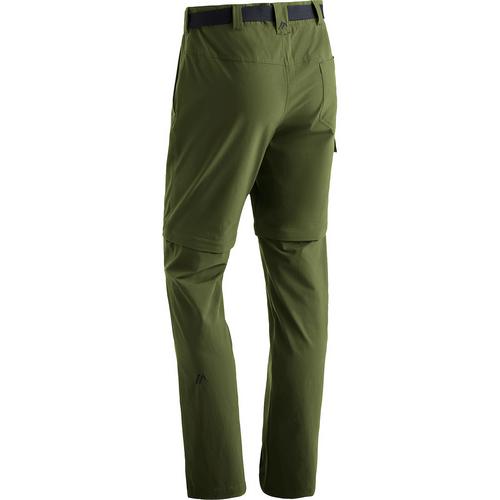 Rückansicht von Maier Sports Torid slim zip Zipphose Herren Grün201