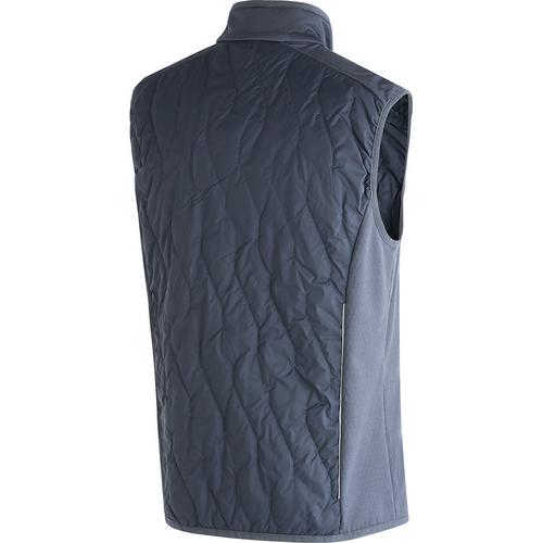 Rückansicht von Maier Sports Serpe Vest Outdoorweste Herren Rauchblau3496