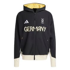 adidas Team Deutschland Podium Jacke Sweatshirt Herren Black