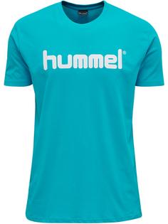 hummel HMLGO COTTON LOGO T-SHIRT S/S T-Shirt Herren EGRET MELANGE