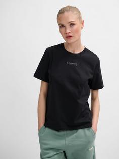 Rückansicht von hummel hmlPAOLA REGULAR T-SHIRT T-Shirt Damen BLACK