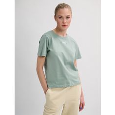 Rückansicht von hummel hmlPAOLA REGULAR T-SHIRT T-Shirt Damen CHINOIS GREEN