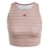 adidas YOGA STUDIO Croptop Damen - shadow red-wonder orchid