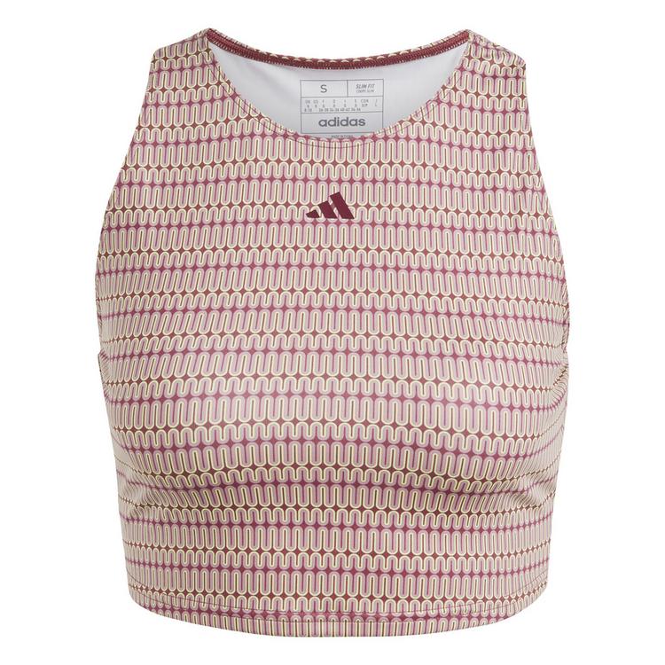 adidas adidas YOGA STUDIO Croptop Damen - shadow red-wonder orchid - 0 | SportScheck