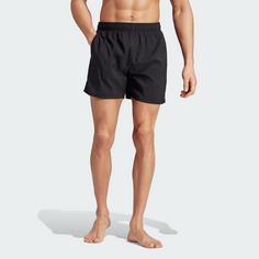 Rückansicht von adidas Badeshorts Herren black-lucid lemon