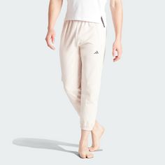 Rückansicht von adidas Designed for Training Yoga Yogapants Herren putty mauve-grey six