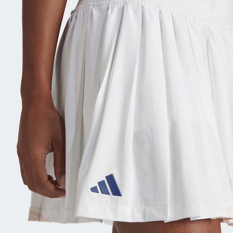 adidas adidas Clubhouse Tennisrock Damen - white-wonder quartz - 1 | SportScheck