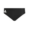 adidas SOLID Badehose Herren - black-white