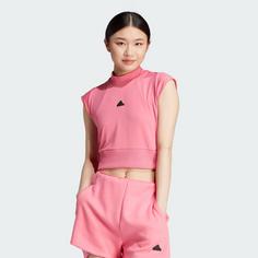 Rückansicht von adidas Z.N.E Funktionsshirt Damen pink fusion
