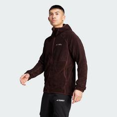 Rückansicht von adidas TECHROCK Fleecejacke Herren shabrn