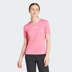 Rückansicht von adidas MT Laufshirt Damen pnkfus