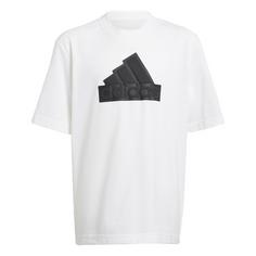 adidas LOGO T-Shirt Kinder white-black