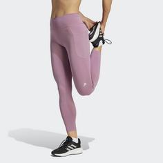 Rückansicht von adidas DailyRun 7/8-Lauftights Damen wonder orchid