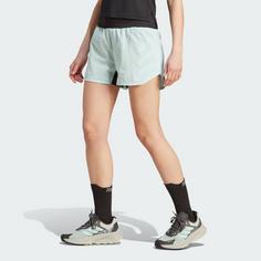 Rückansicht von adidas AGRAVIC Funktionsshorts Damen semi flash aqua