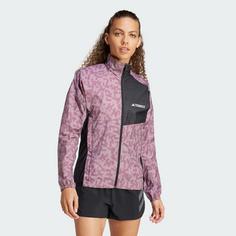 Rückansicht von adidas TRAIL WIND Laufjacke Damen quicri-prlofi