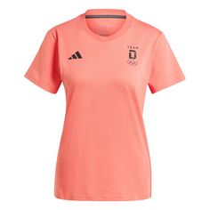adidas Team Deutschland T-Shirt T-Shirt Damen Preloved Scarlet