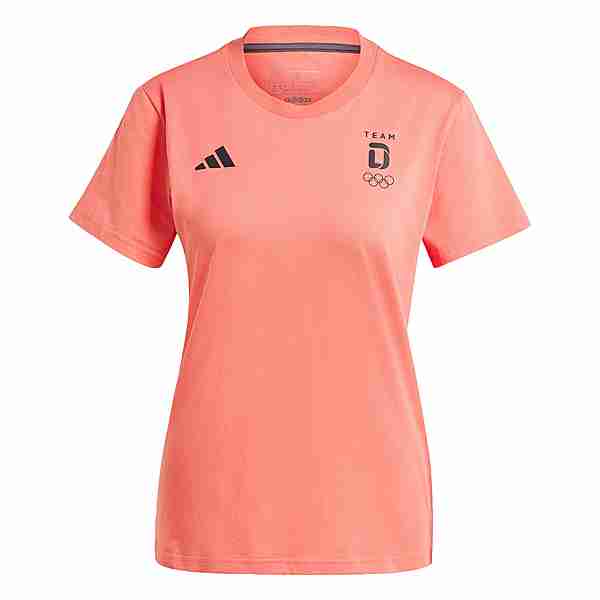 adidas Team Deutschland T-Shirt T-Shirt Damen Preloved Scarlet