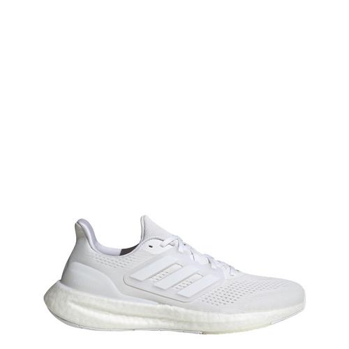 Rückansicht von adidas PUREBOOST 23 Laufschuhe Herren ftwr white-ftwr white-core black