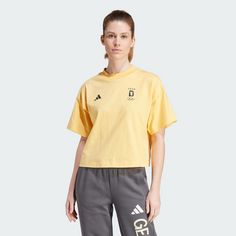 Rückansicht von adidas Team Deutschland T-Shirt T-Shirt Damen Semi Spark
