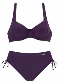 Lascana B&uuml;gel-Bikini Bikini Set Damen - lila