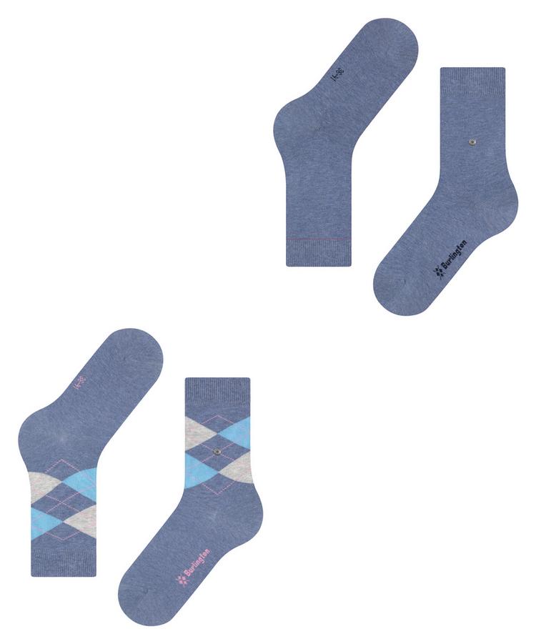 Burlington Burlington Everyday Mix SO 2-Pack Socken Damen - light denim (6660) - 2 | SportScheck