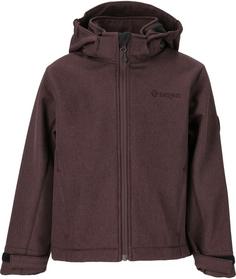 ZigZag MANONE MELANGE WATERPROOF Softshelljacke Kinder 4241 Fudge